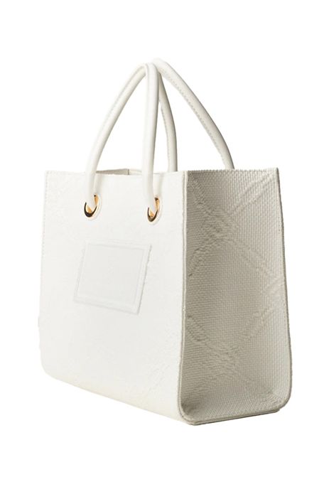 Borsa Elisabetta Franchi donna BS83A52E2360 avorio rafia ELISABETTA FRANCHI | Borse | BS83A52E2360